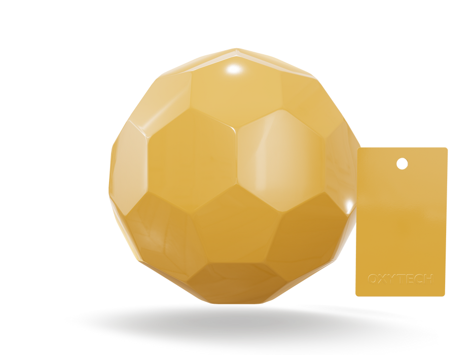 DOZER YELLOW (Caterpillar) colour sample panel