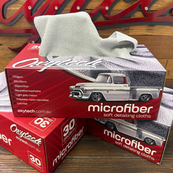 MICROFIBRE SOFT DETAILING CLOTHS 28x28CM- 30 PACK