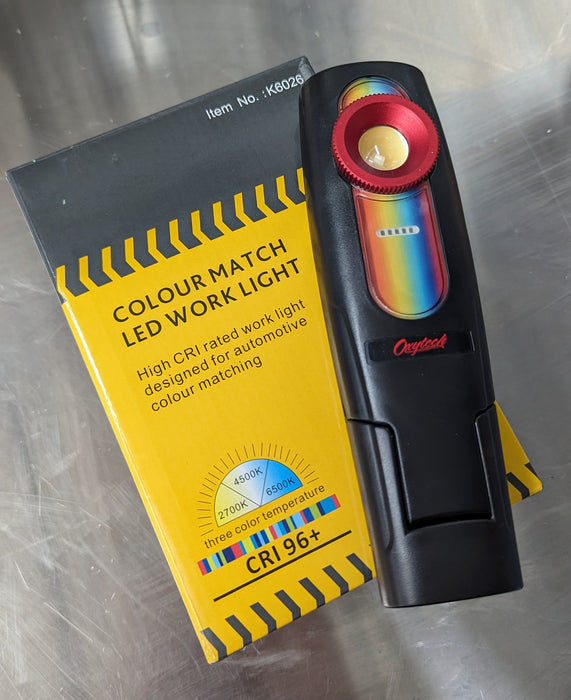 Oxytech LED colour-matching torch