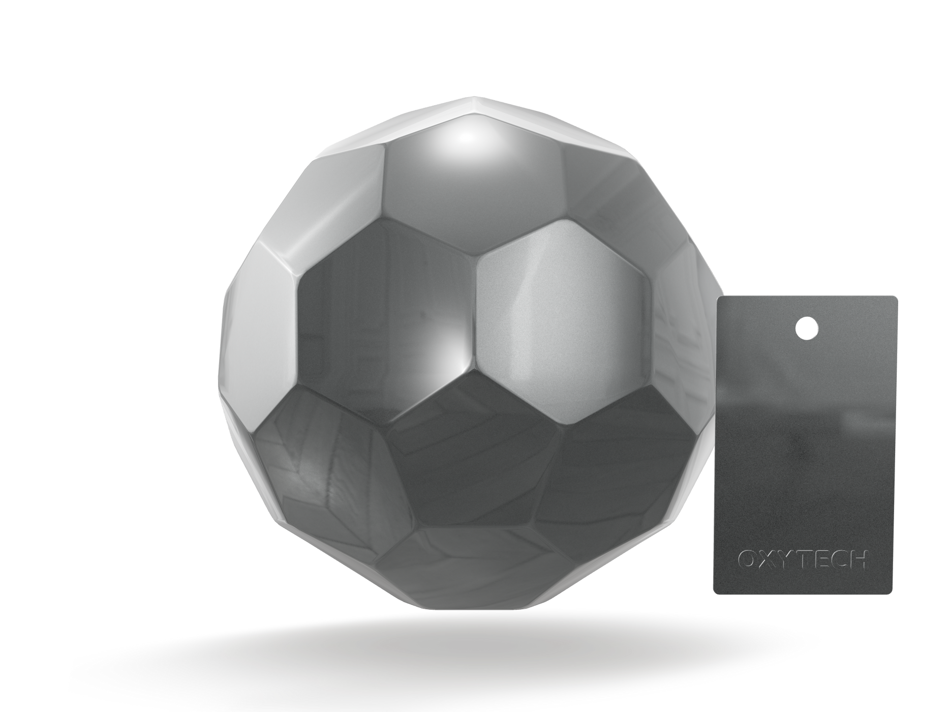 SHADOW CHROME colour sample — Oxytech Powder Coatings