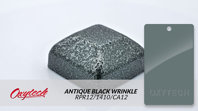 ANTIQUE BLACK WRINKLE sample colour panel
