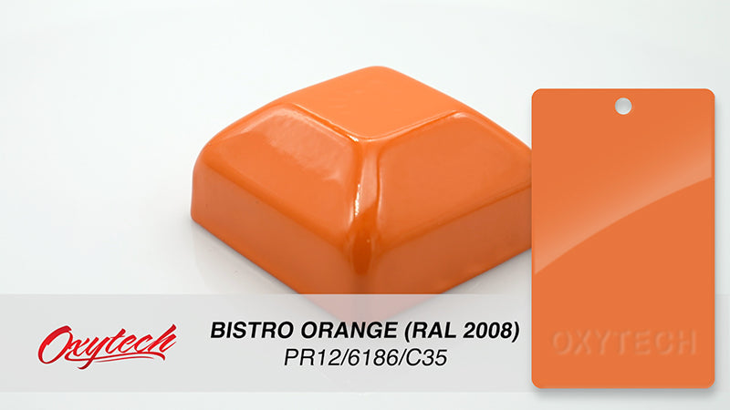 BISTRO ORANGE (RAL 2008) colour sample panel