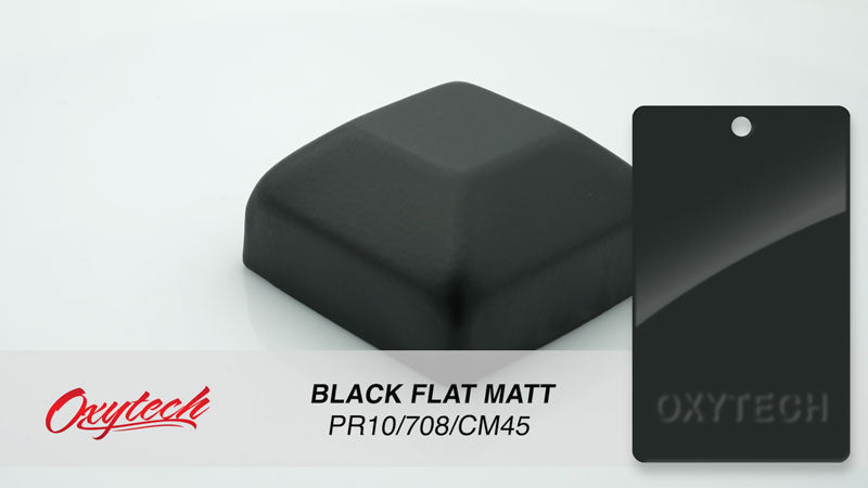 BLACK FLAT MATT colour sample panel