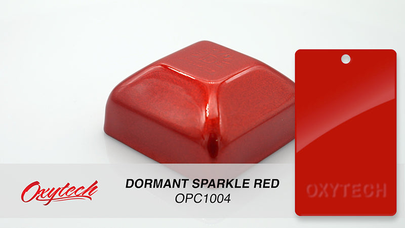 DORMANT SPARKLE RED colour sample panel
