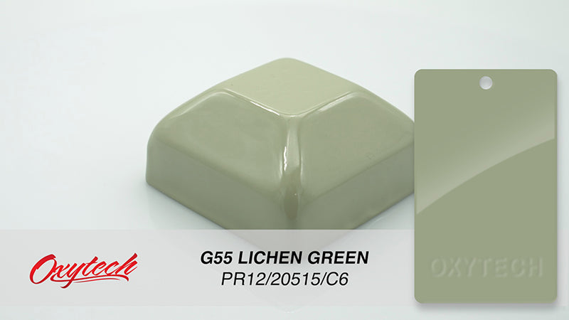 G55 LICHEN GREEN colour sample panel
