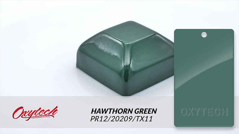 HAWTHORN GREEN colour sample panel