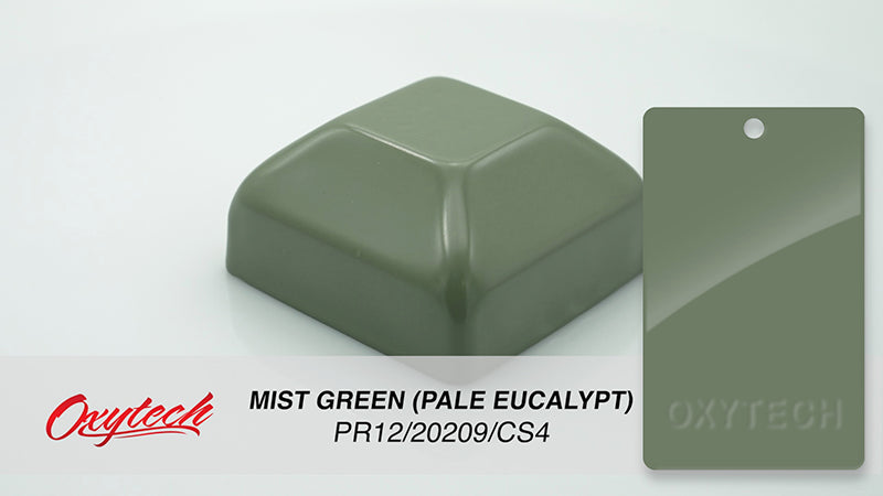 MIST GREEN (Pale Eucalypt) colour sample panel