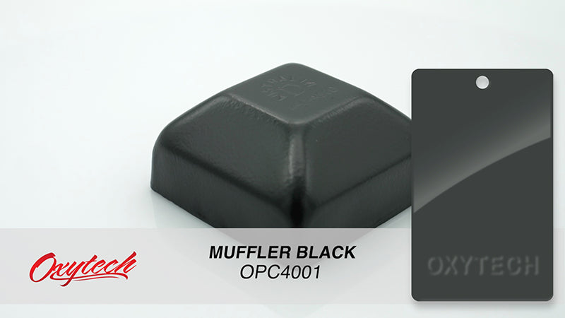 MUFFLER BLACK HI-TEMP 650C colour sample panel