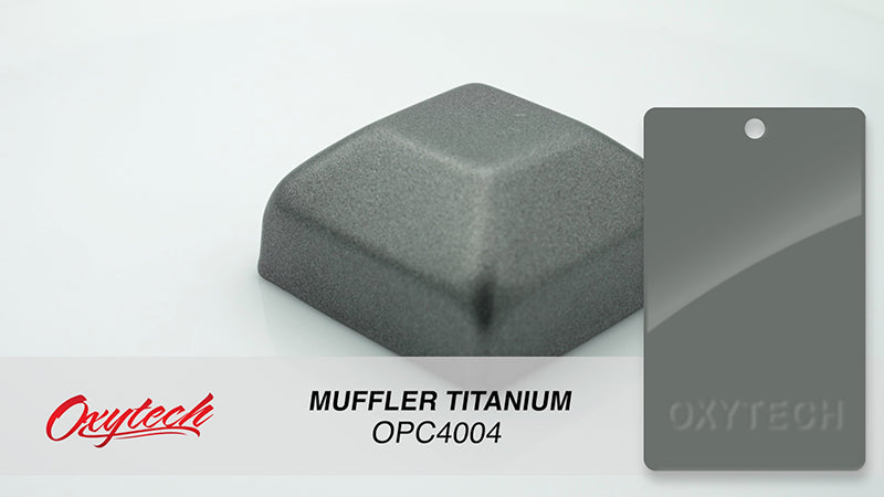 MUFFLER TITANIUM HI-TEMP 650 C colour sample panel