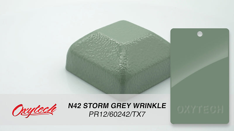 N42 STORM GREY WRINKLE colour sample panel