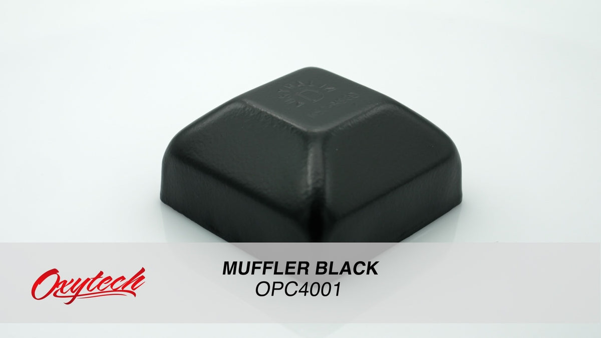 MUFFLER BLACK HI-TEMP 650C — Oxytech Powder Coatings