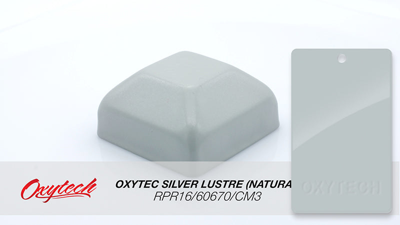 OXYTEC SILVER LUSTRE (Natural) colour sample panel