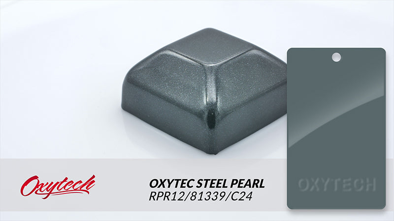 OXYTEC STEEL PEARL colour sample panel