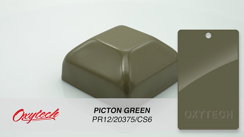 PICTON GREEN (Bronze Olive, Brushwood) colour sample panel