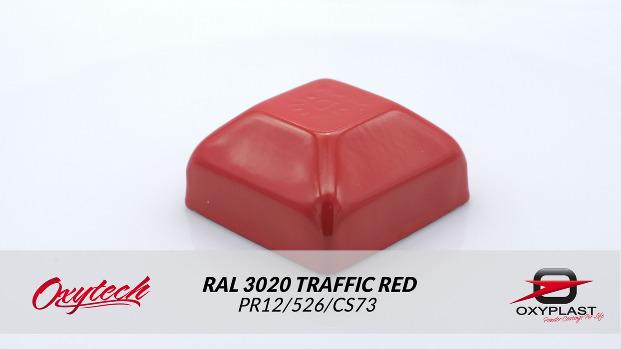 Traffic Red Ral Code RAL 3020 TRAFFIC RED — Oxytech Powder Coatings