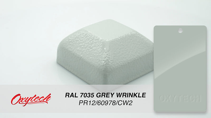 RAL 7032 PEBBLE GREY WRINKLE  colour sample panel