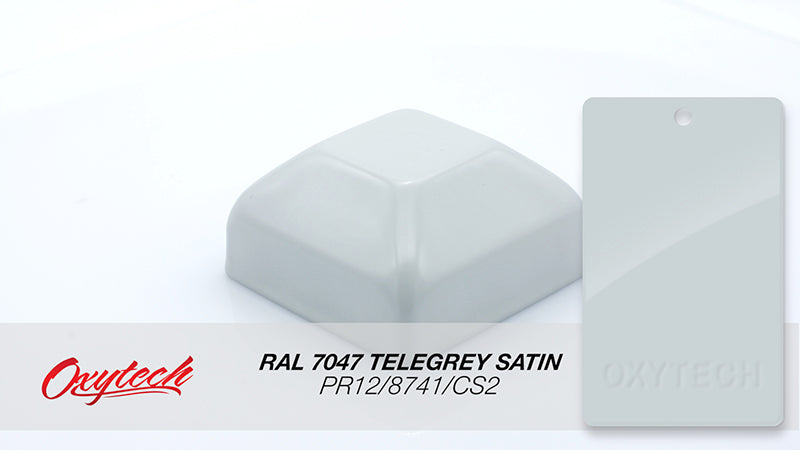 RAL 7047 TELEGREY 4 SATIN colour sample panel
